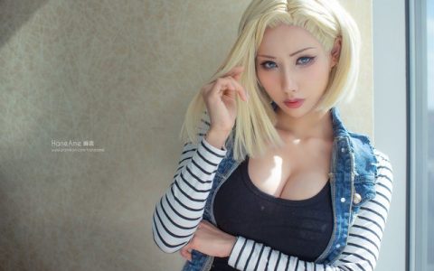 HaneAme雨波_cosplay《龙珠》人造人Android 18