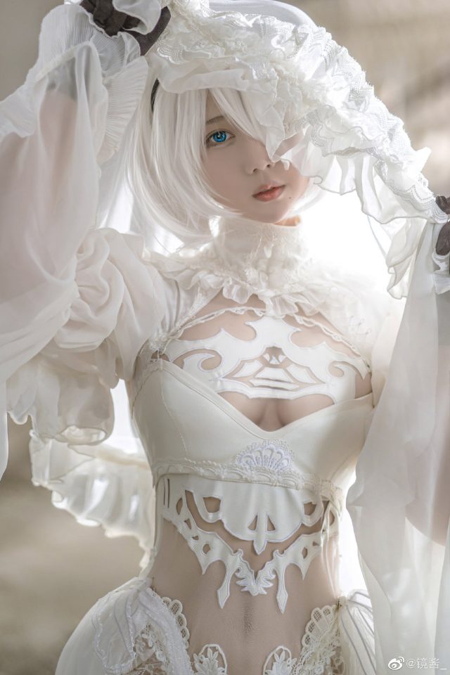 coser@镜酱cos图集 | 国内小姐姐_镜酱cos“婚纱版”2B