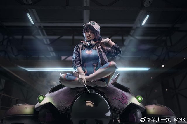 芊川一笑_MNK cos 作品 | 芊川一笑_MNK《守望先锋》D.Va 的 cos 图集