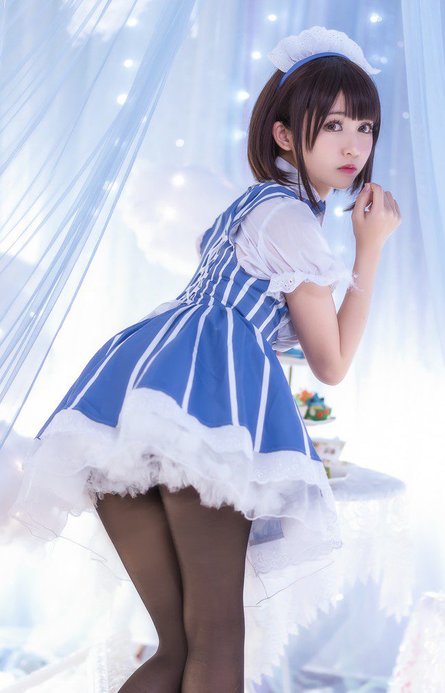 coser@鳗鱼霏儿在《路人女主的养成方法》化身“女仆版”加藤惠