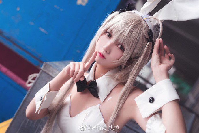 coser@Eiuo_扒拉在《缘之空》 中化身“兔女郎版”春日野穹