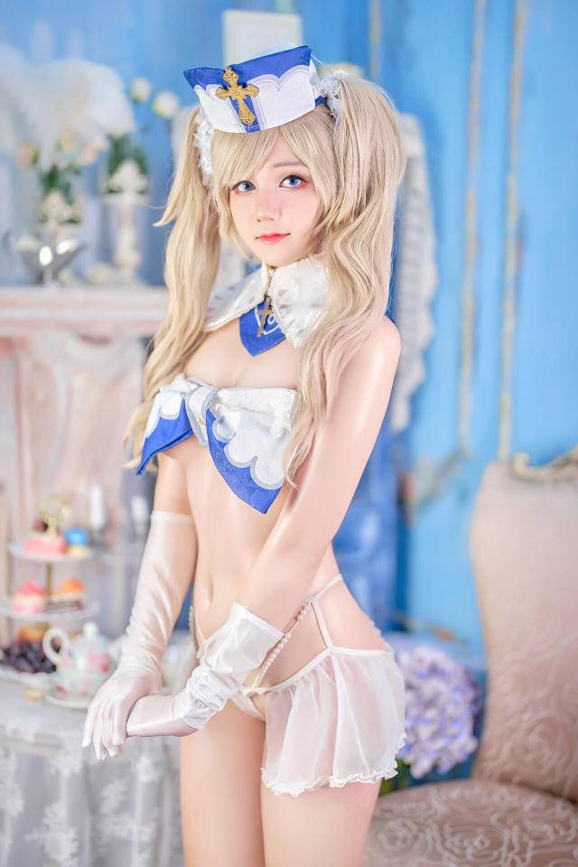 芭芭拉cosplay - coser Joyce_lin2x在《原神》中变身“闪耀偶像”芭芭拉-1