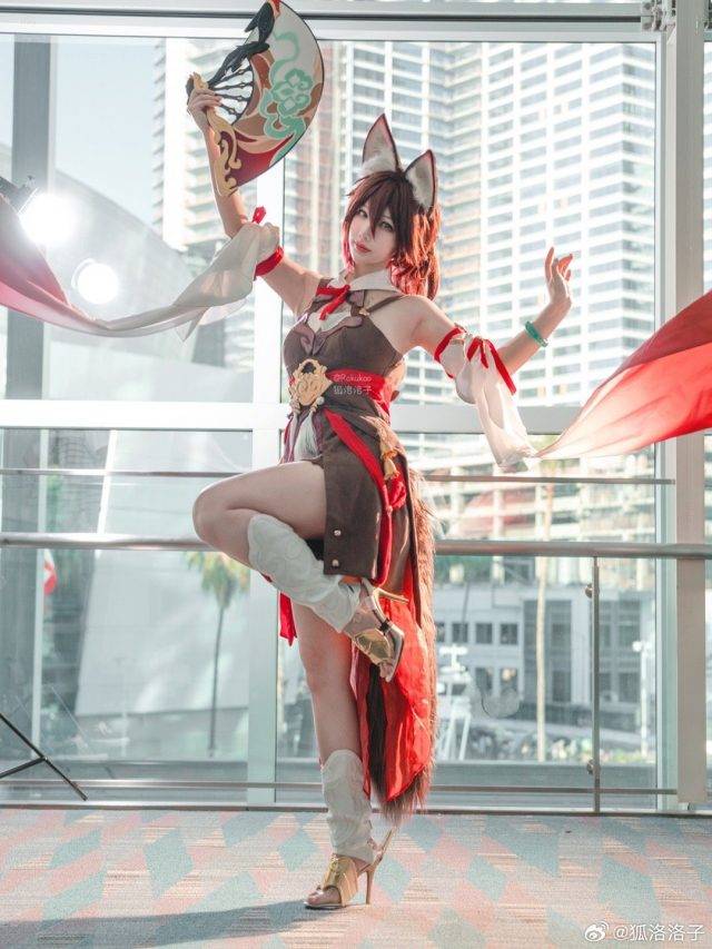 狐洛洛子《崩坏：星穹铁道》停云cosplay照片曝光，Anime Expo 2023惊艳众人！-1