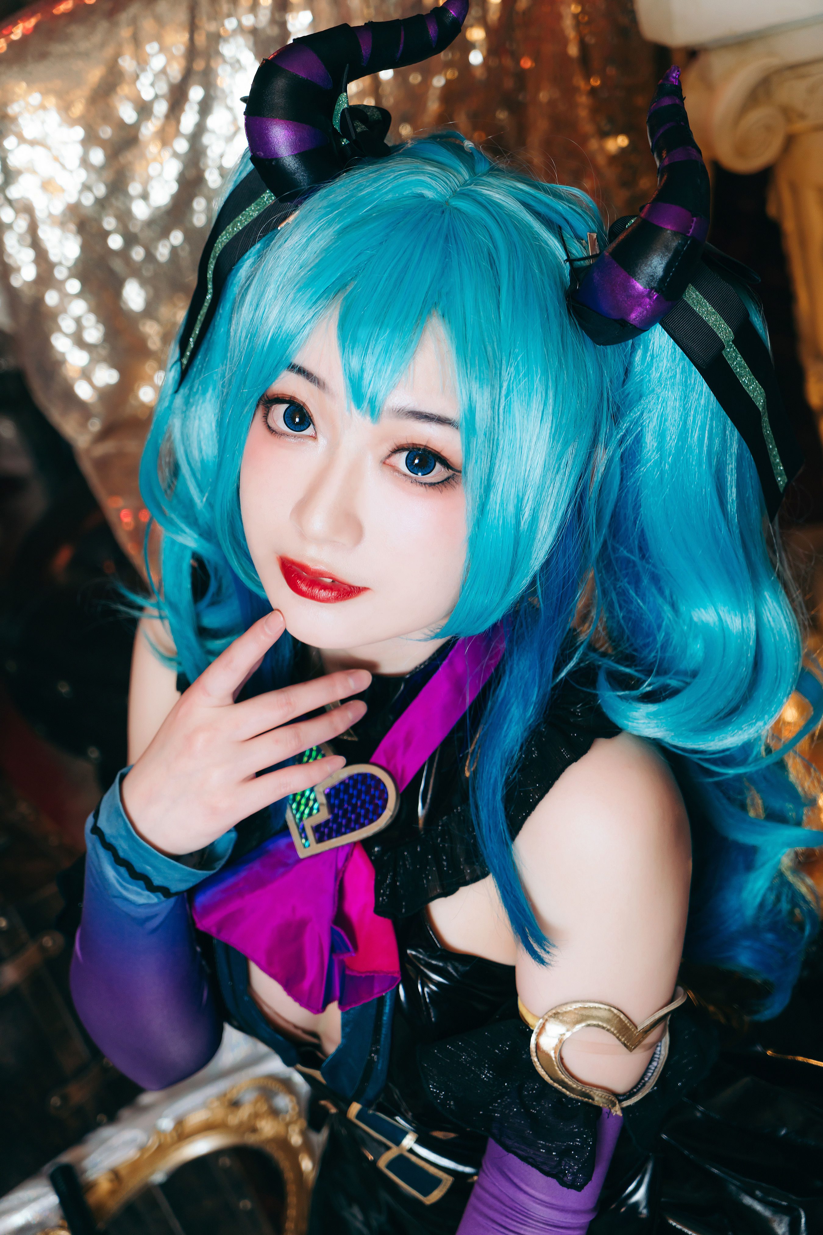 初音小恶魔 二次元 Cosplay 妹子 美少女