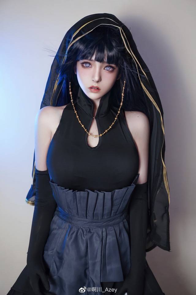 coser@啊川_Azey带来迷人火影忍者日向雏田cosplay作品-1