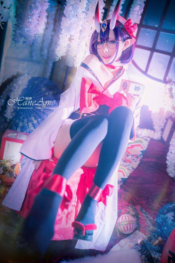 酒吞童子cosplay作品欣赏雨波_HaneAme神秘妖媚风格惊艳呈现-1