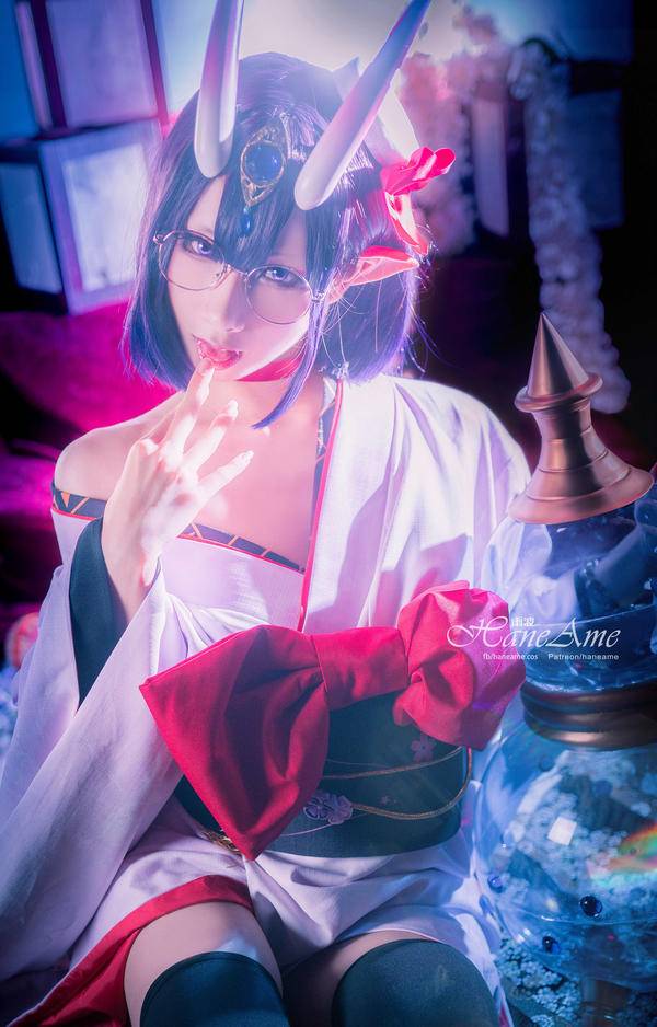 酒吞童子cosplay作品欣赏雨波_HaneAme神秘妖媚风格惊艳呈现-1