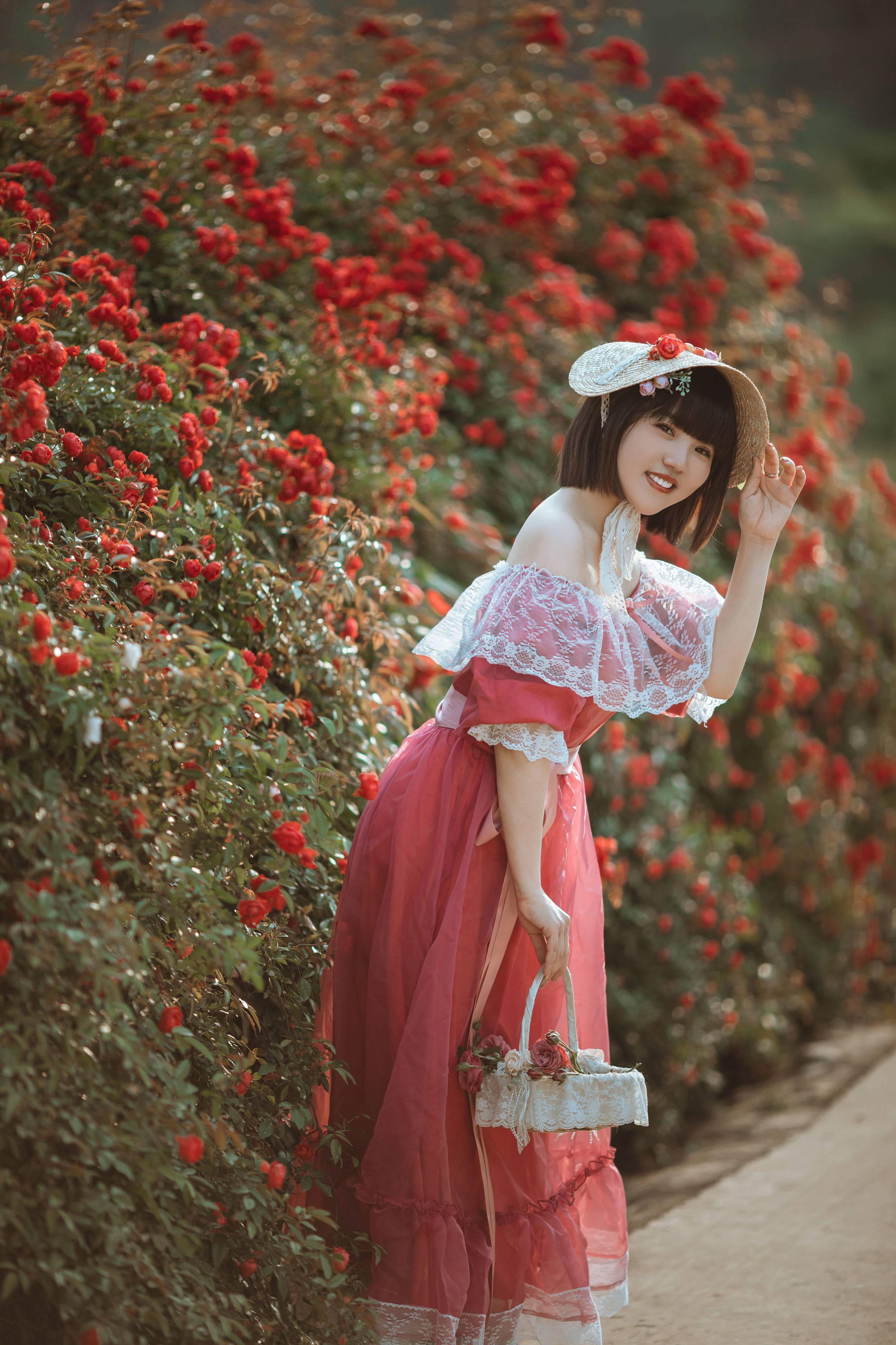 玫瑰庄园 小姐姐 模特 欧洲写真艺术 花&YiTuYu艺图语-4