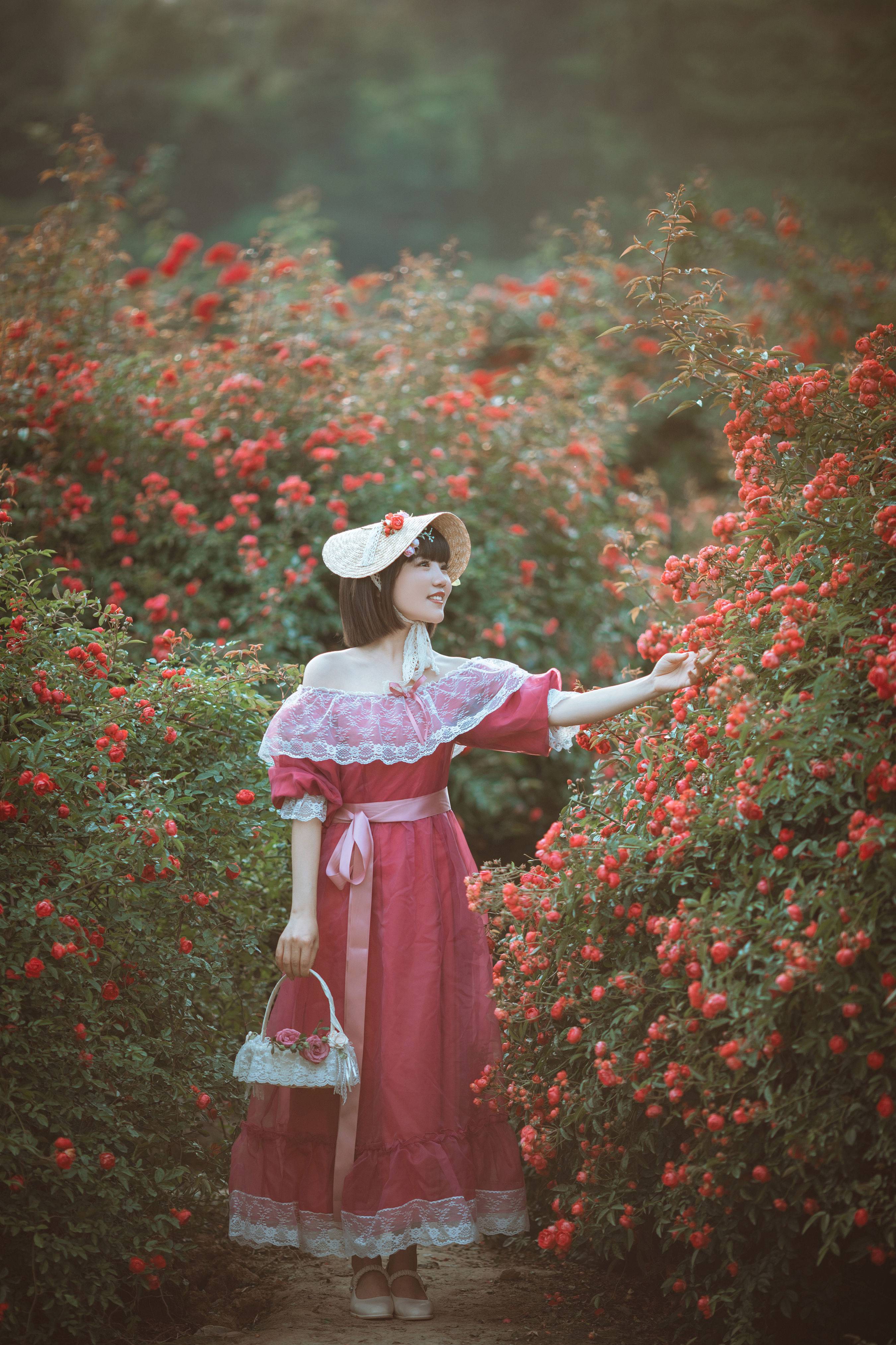 玫瑰庄园 小姐姐 模特 欧洲写真艺术 花&YiTuYu艺图语-5