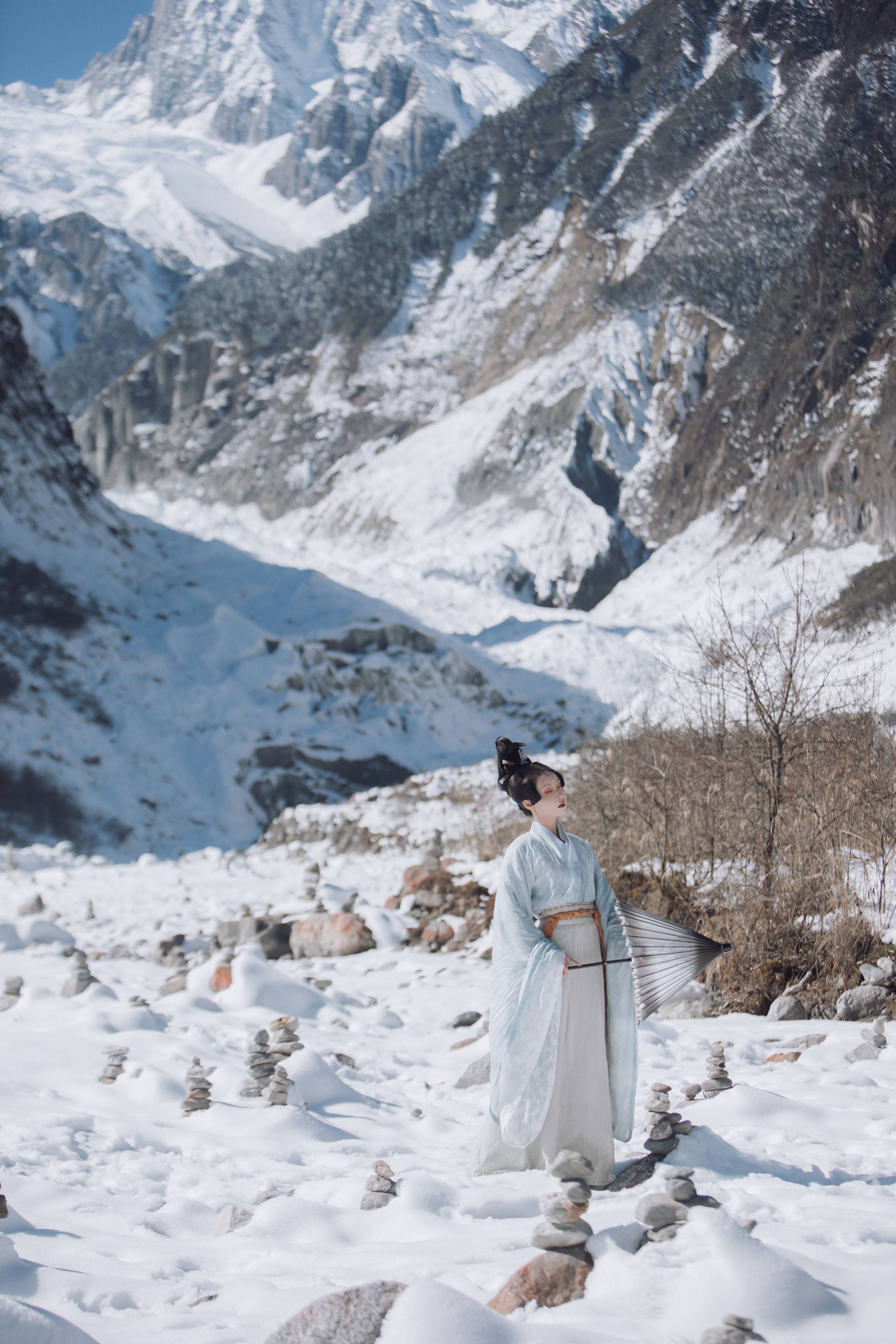 风回雪 古风 冬天 雪景 仙气 冰山美人&YiTuYu艺图语-4