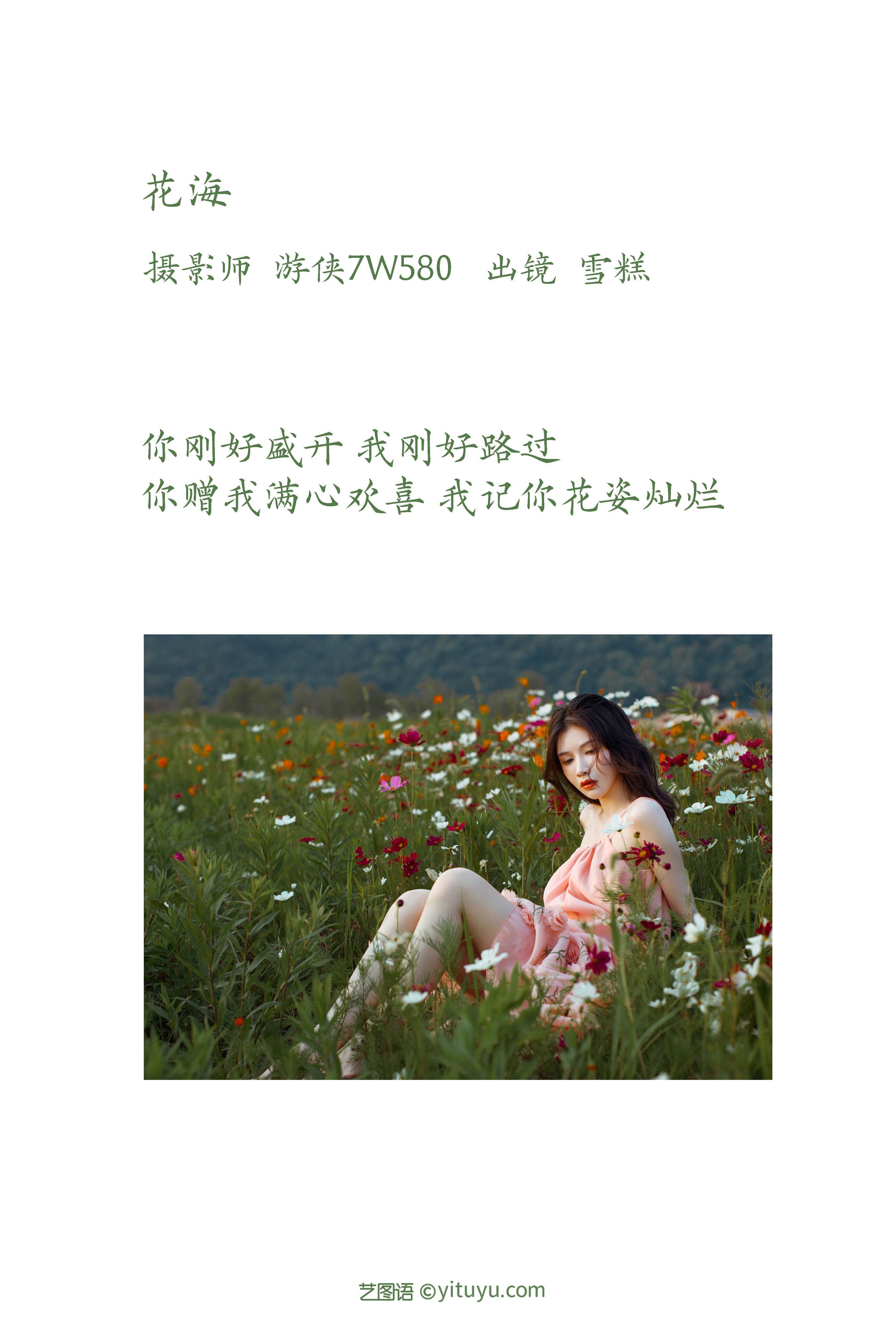 花海 唯美 艺术 漂亮 优美 养眼 女神 花&YiTuYu艺图语-2