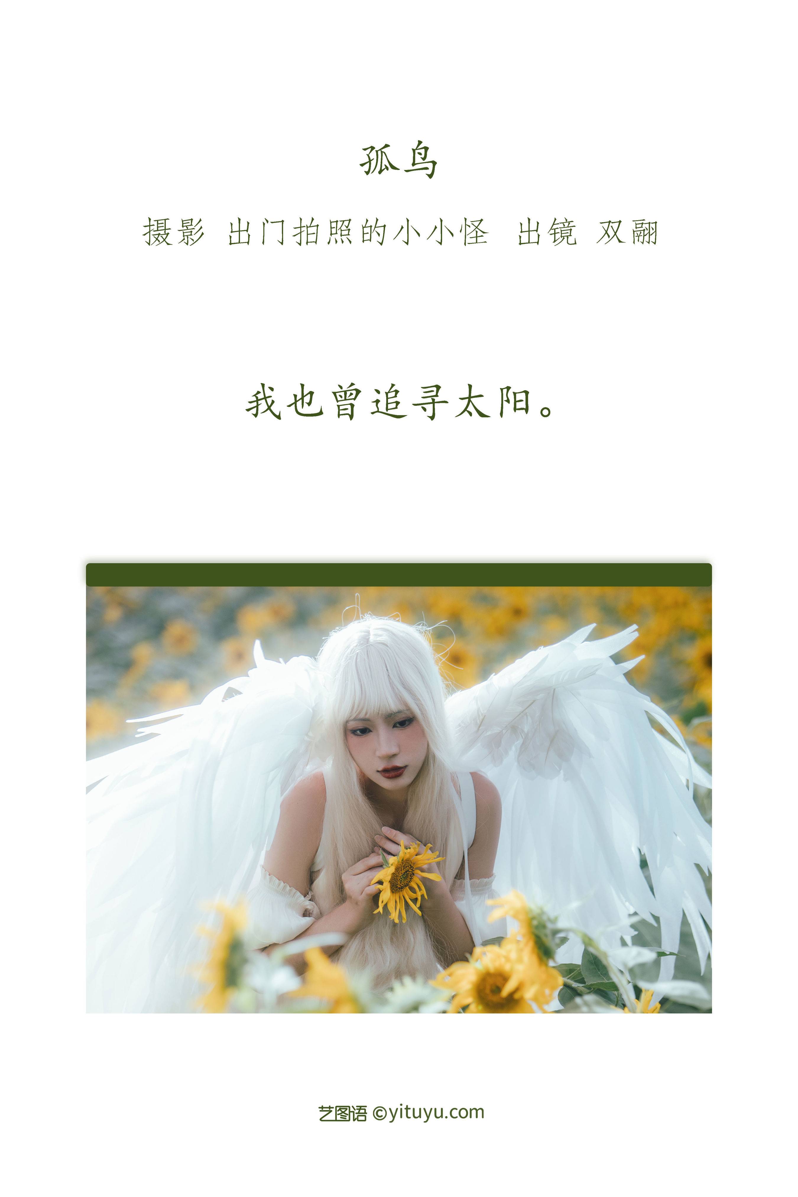 孤鸟 非主流 向日葵 天使 个人写真&YiTuYu艺图语-1