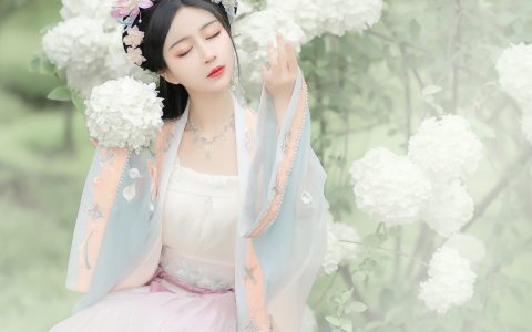 玉楼春 唯美 精美 小清新 漂亮 优美 古风 少女 花&YiTuYu艺图语