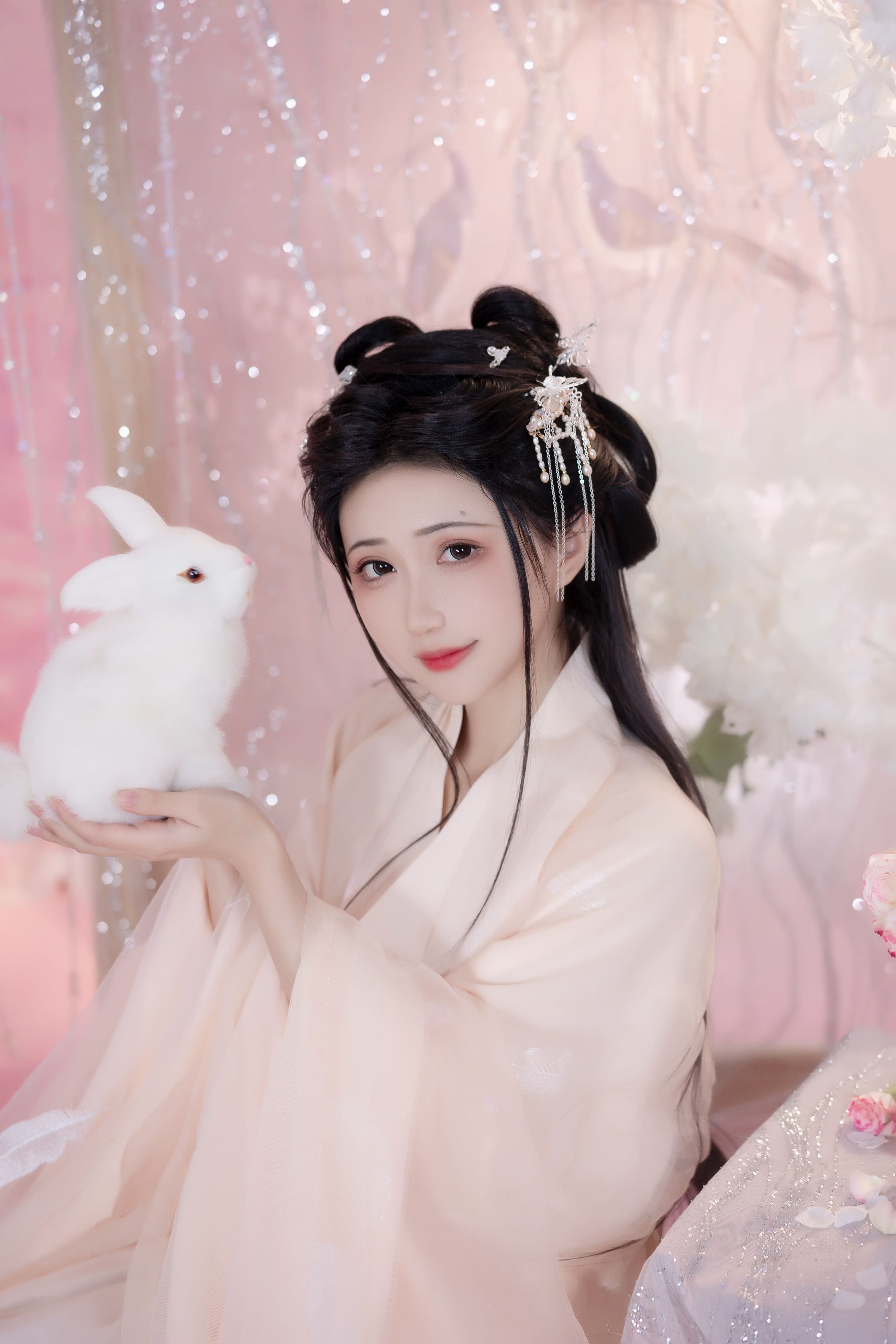 白茶清欢 汉服 古装 少女 人像 美女 模特&YiTuYu艺图语-4