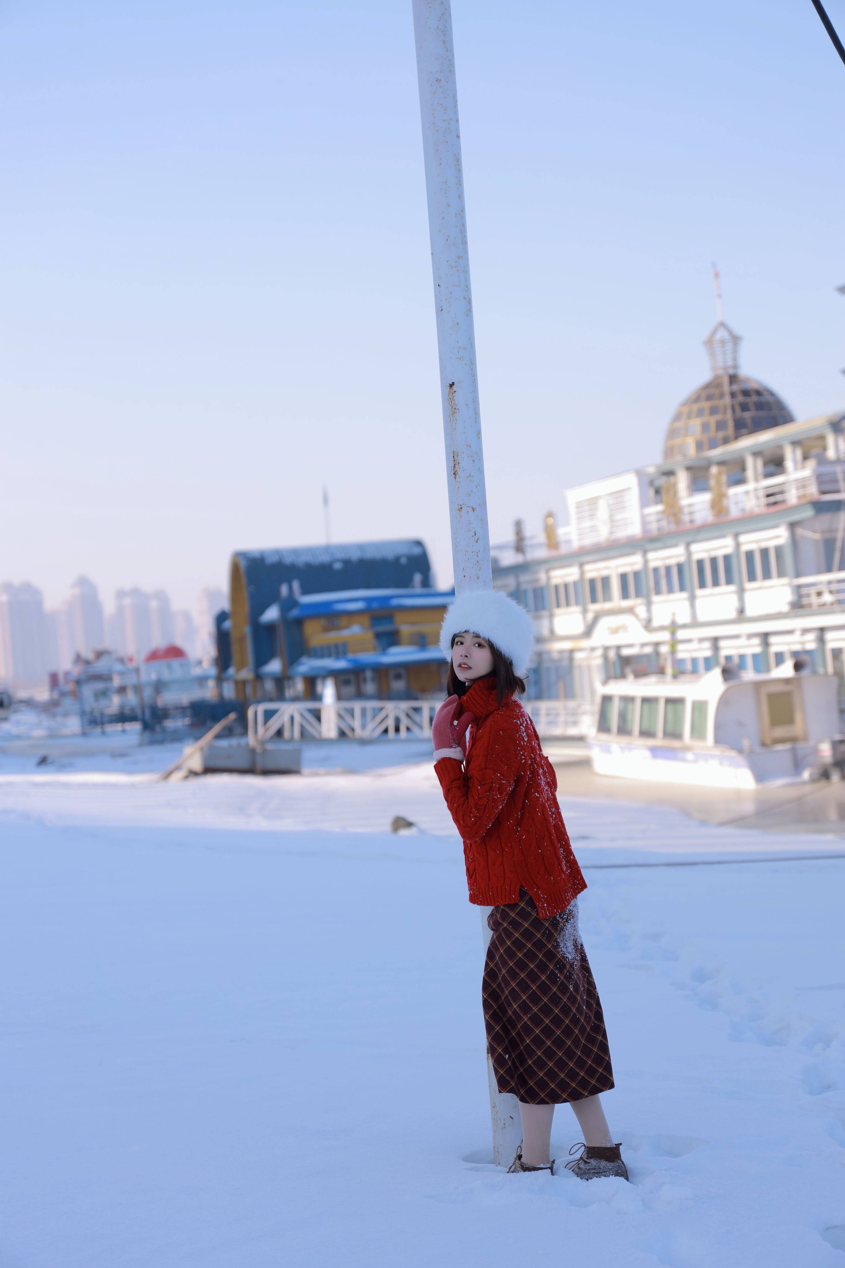 雪国 日系 写真集 女生 雪景 冬天&YiTuYu艺图语-4