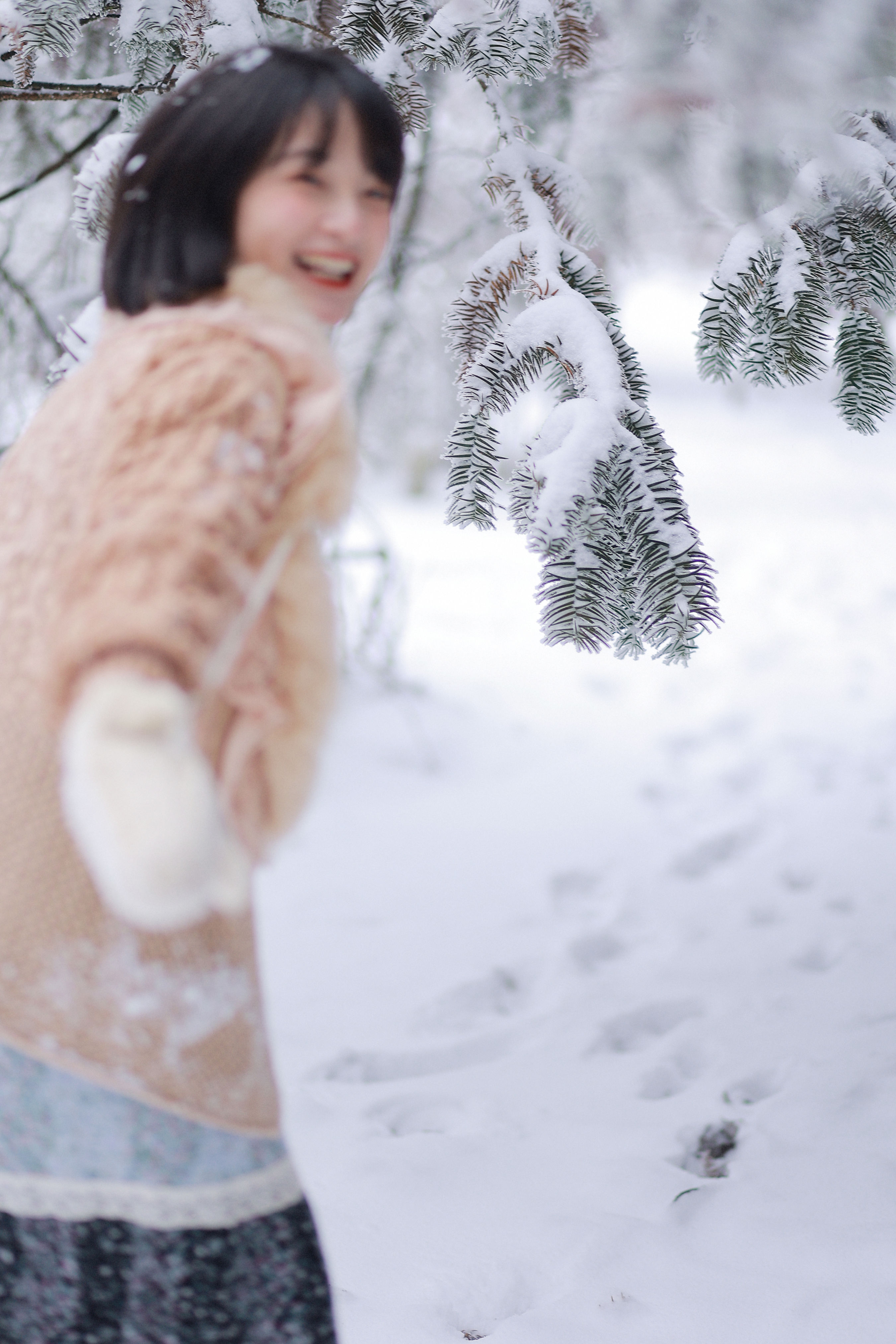 嘿，一起来玩雪。 日系 雪景 冬天 写真集&YiTuYu艺图语-5