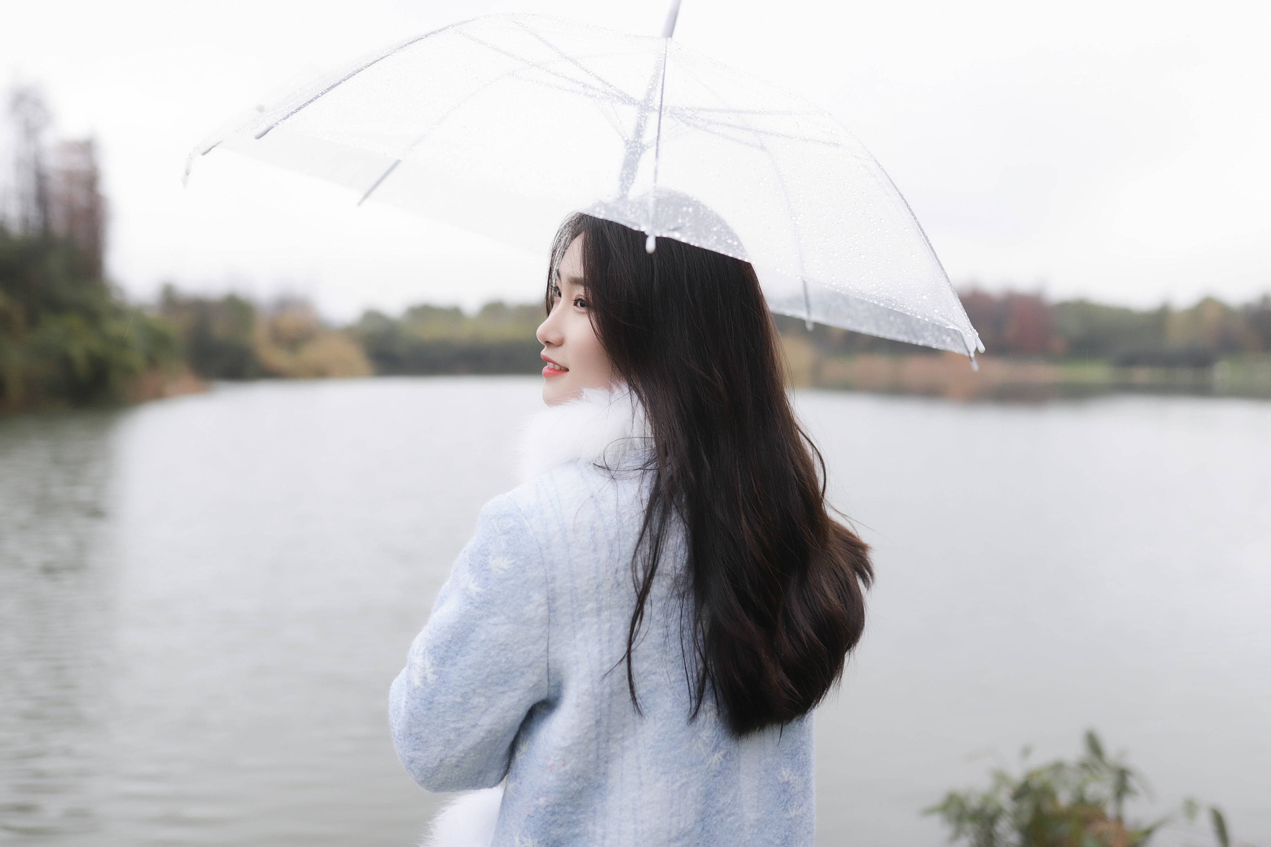 蓝色阴雨 漂亮 美女 写真集&YiTuYu艺图语-3