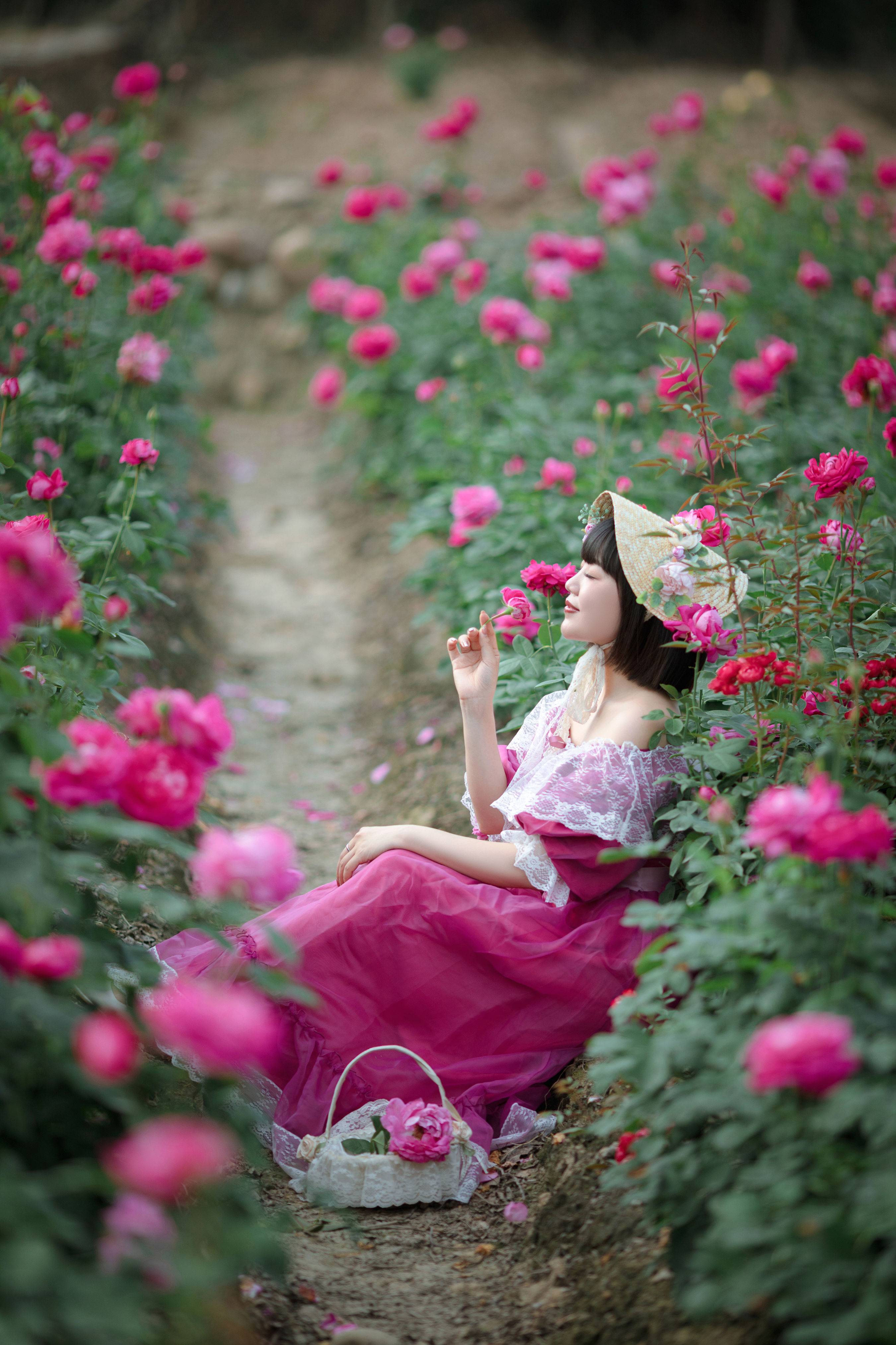 玫瑰庄园 小姐姐 模特 欧洲写真艺术 花&YiTuYu艺图语-3