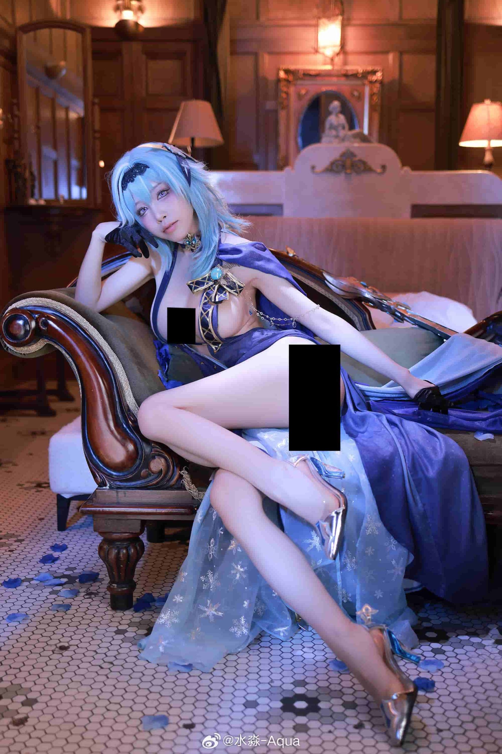 水淼aqua付费图包作品资源，原神角色Cosplay感受动漫世界的魅力