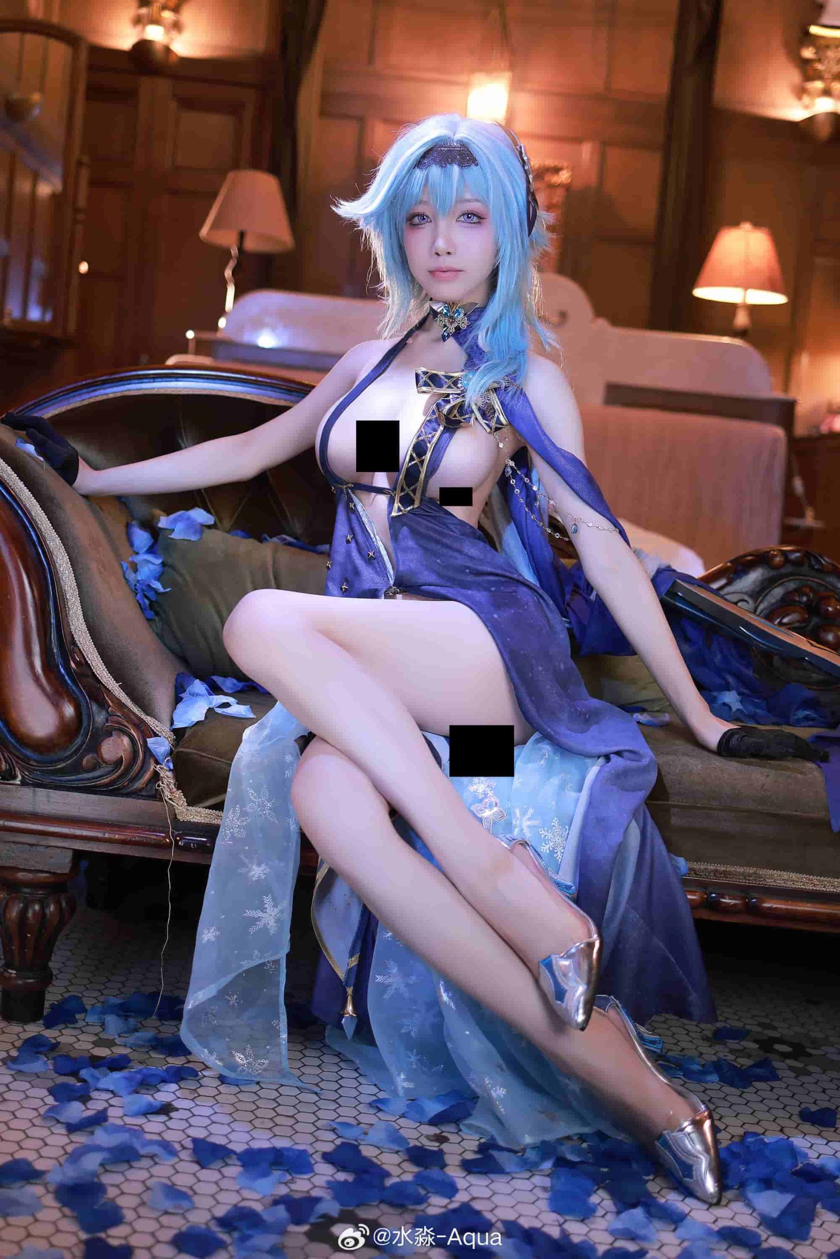 水淼aqua付费图包作品资源，原神角色Cosplay感受动漫世界的魅力