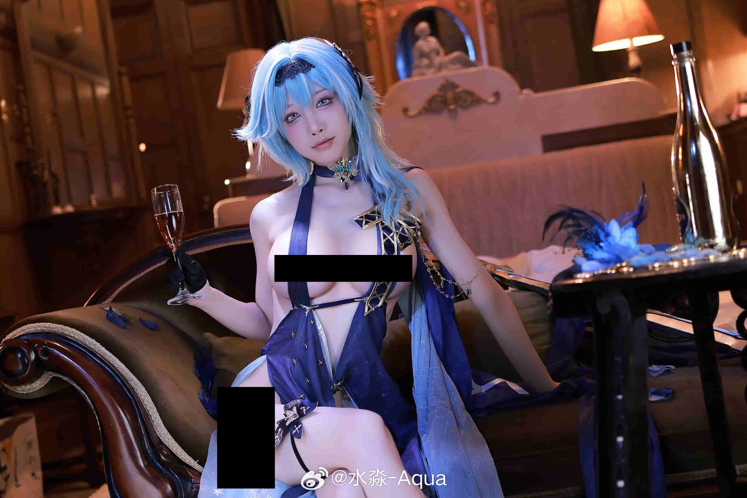 水淼aqua付费图包作品资源，原神角色Cosplay感受动漫世界的魅力