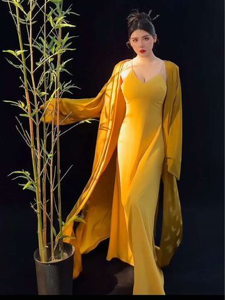 刘太阳旗袍装图片分享，欣赏她的旗袍造型