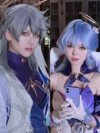 半半子_FGO·斯卡哈女仆cos作品，FGO斯卡哈女仆cos高清图集