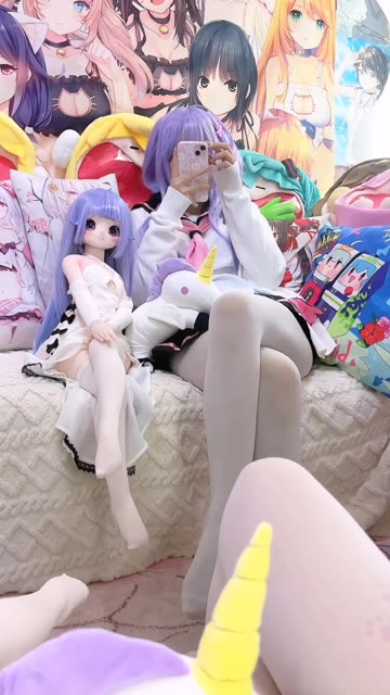 Nyako喵子cosplay初音白兔网袜少女的特别礼物，初音cos高清图