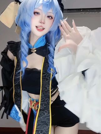 nyako喵子加藤惠睡衣cos写真图集，睡衣cosplay美图