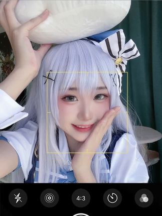 Nyako喵子cosplay初音白兔网袜少女的特别礼物，初音cos高清图