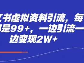 小红书虚拟课程项目的操作流程，从开店到收益全解析