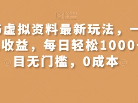 小红书虚拟课程项目的操作流程，从开店到收益全解析