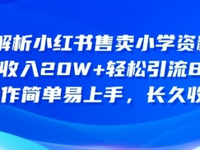 短剧推广全新玩法解析，小红书从零开始的引流教程