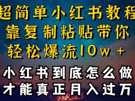 小红书运营项目经历，如何展示你的运营能力与成果？