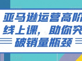 亚马逊小白入门教程，零基础如何快速上手运营