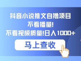 小说推文新玩法，保姆级攻略带你实现快速收益