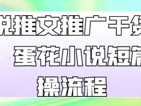 小说推文营销号如何做定位，找到高效赛道快速变现