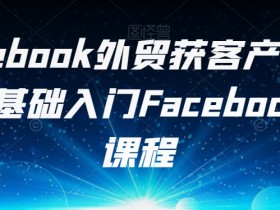 Facebook引流全流程教学，从短期流量到长期变现的全链路优化