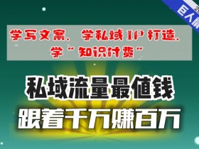 男士私域变现，如何通过男士私域流量实现变现和盈利