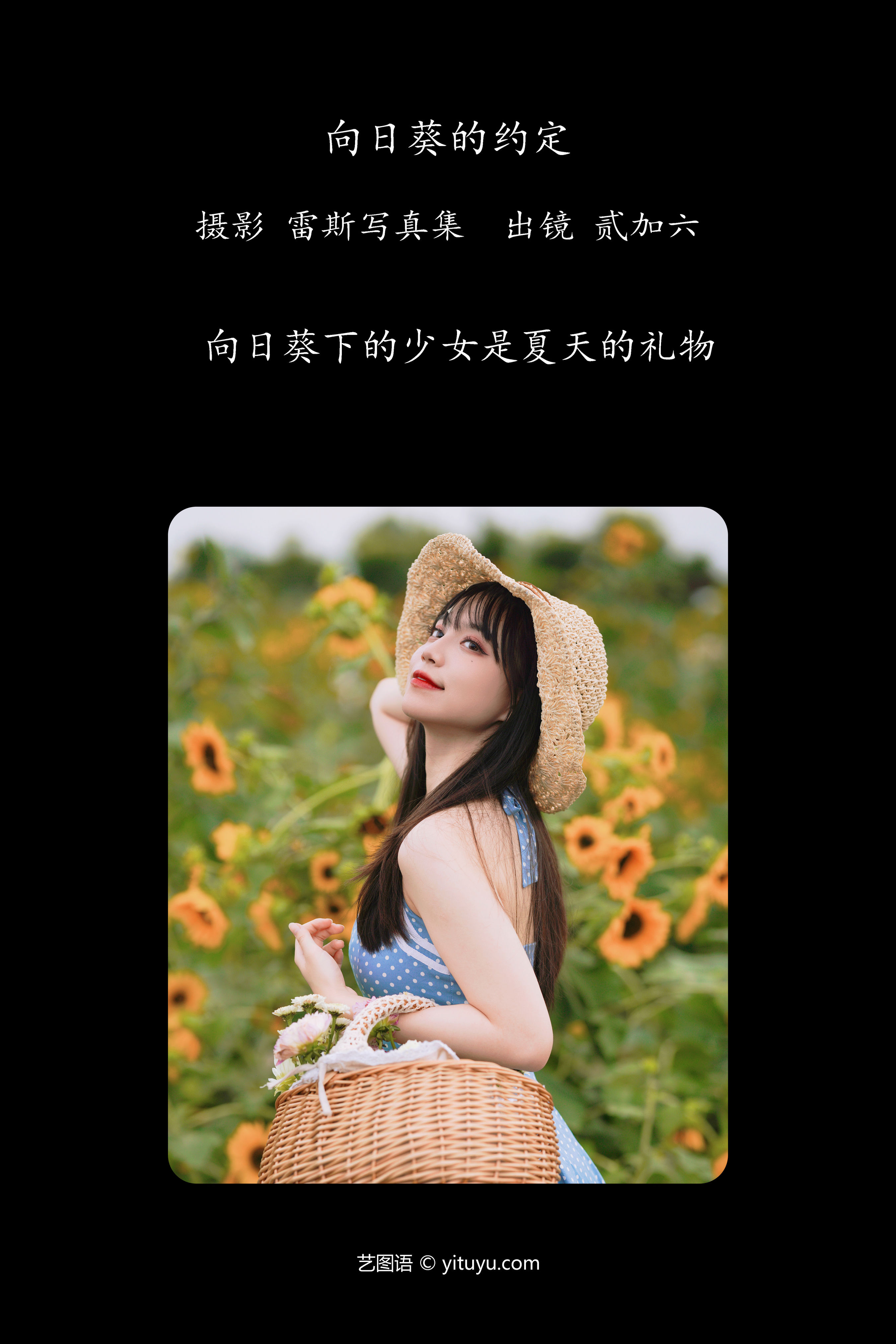 向日葵的约定 向日葵 少女 人像 写真集 小清新 夏天