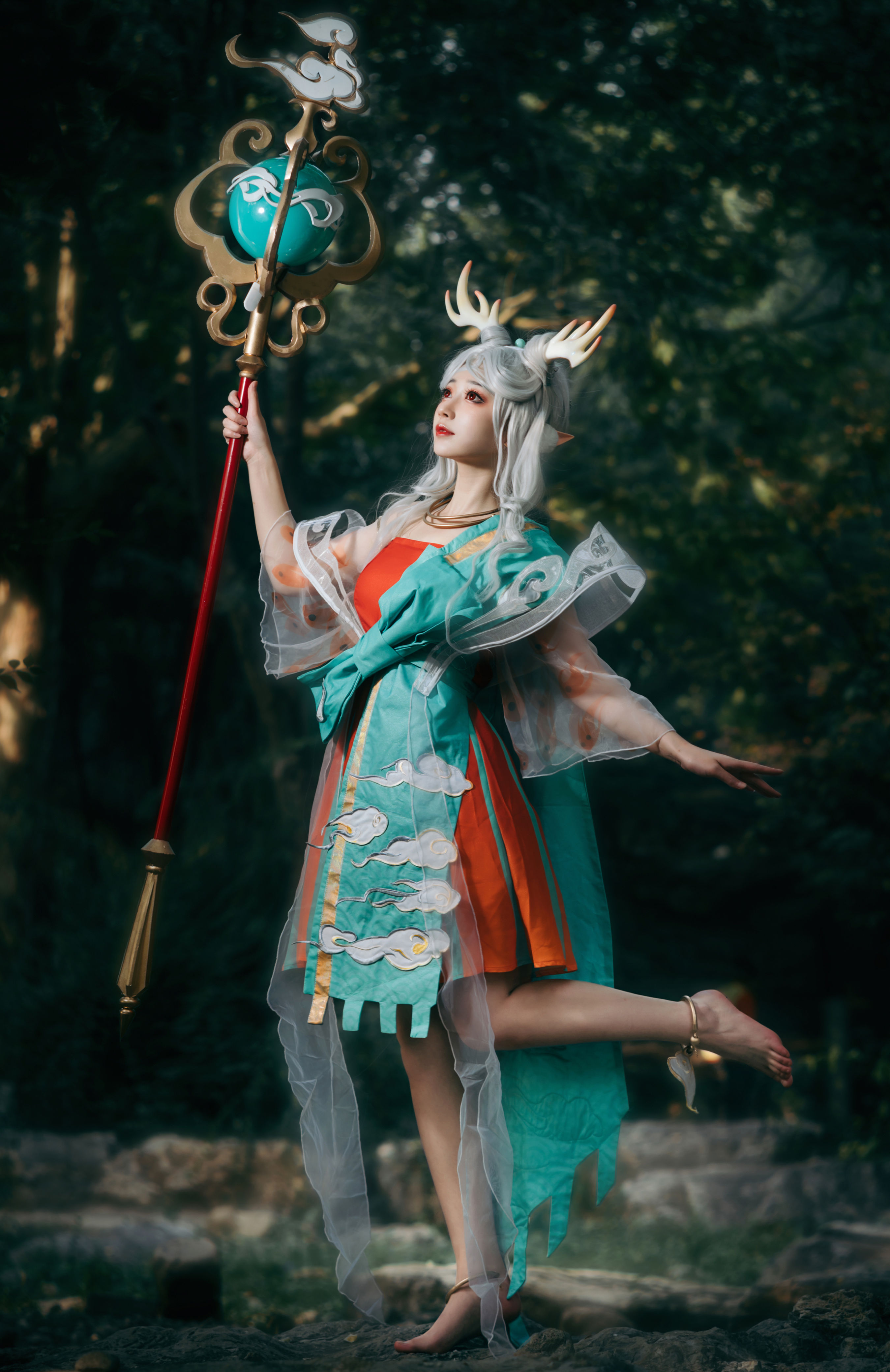 遇见神鹿 Cosplay 写真 二次元 美少女 妹子