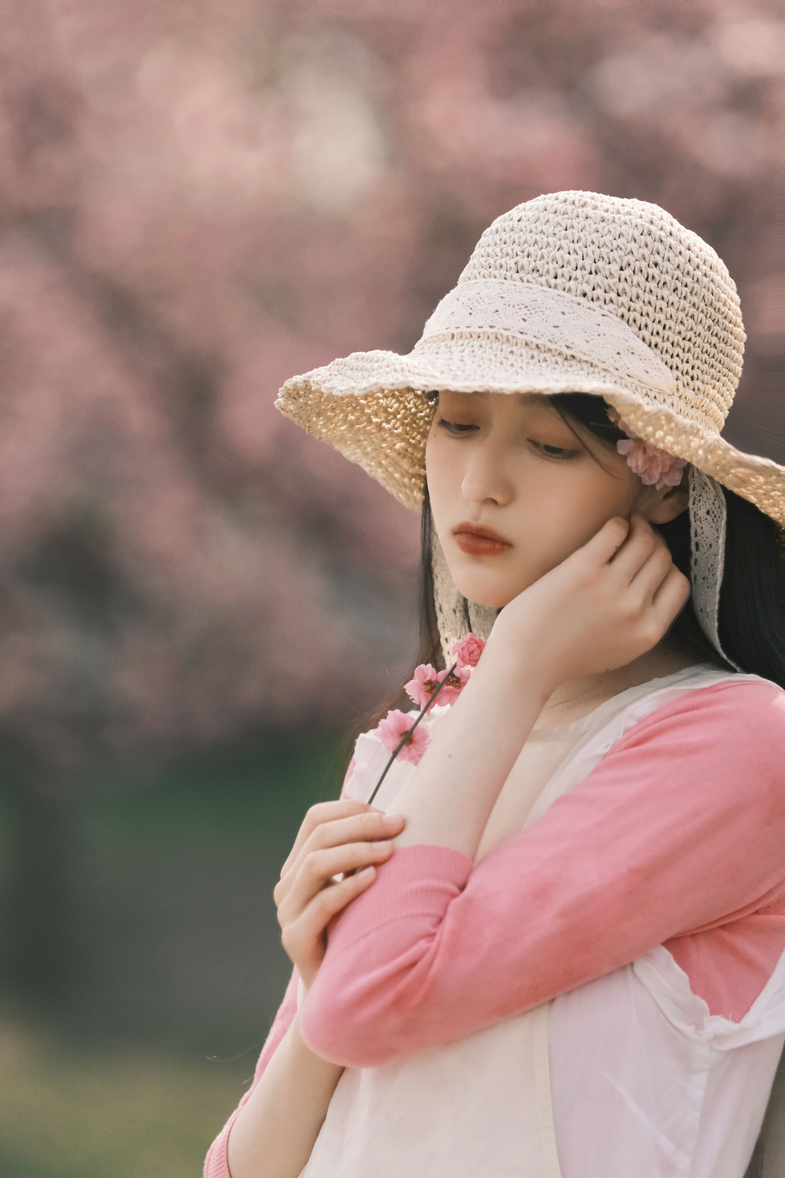 如愿以偿 花 少女 清纯 樱花 写真