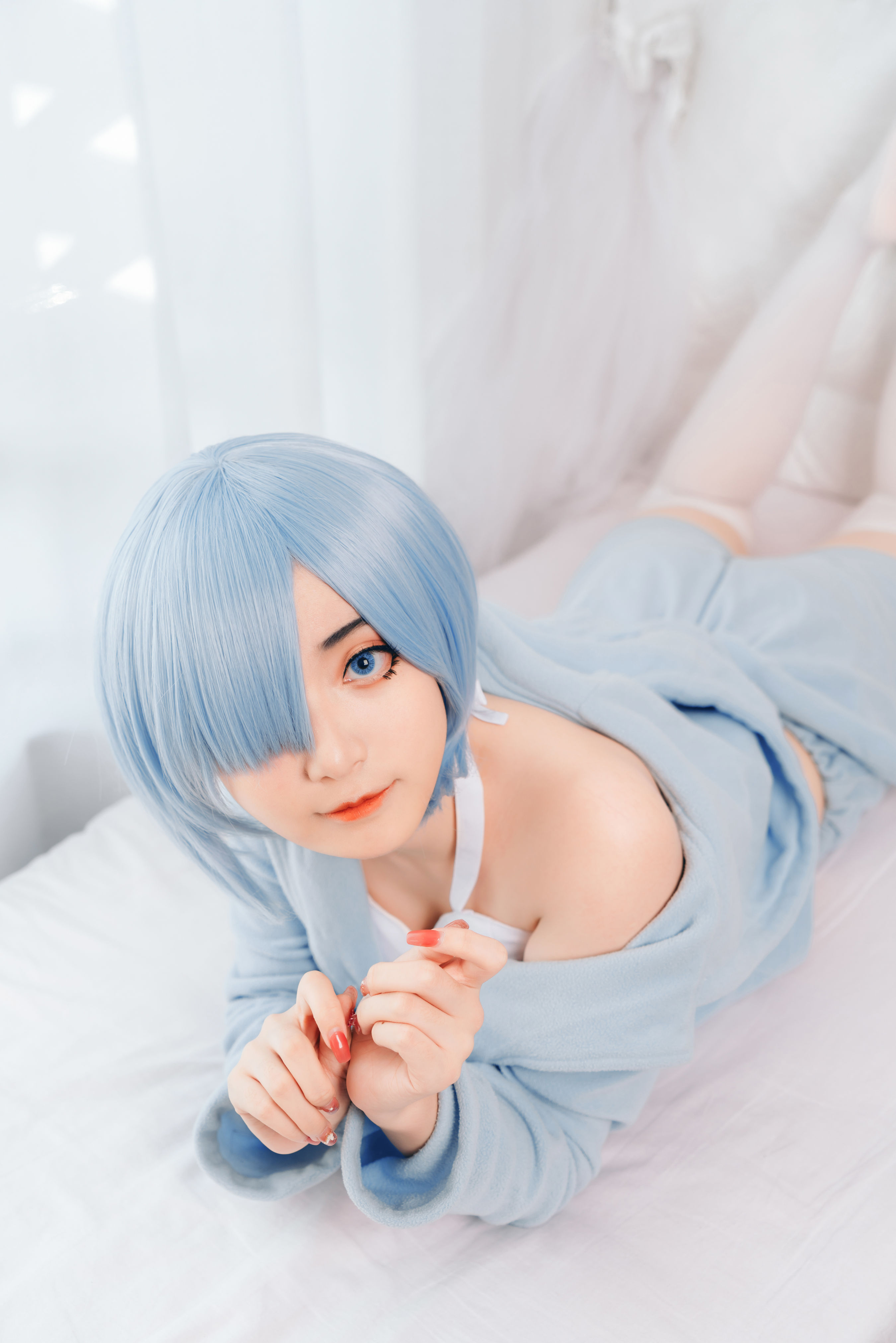 蕾姆的小床 Cosplay 二次元 写真 萝莉