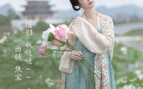 荷 古风 美人 小仙女 汉服 荷花 优美 古装&YiTuYu艺图语